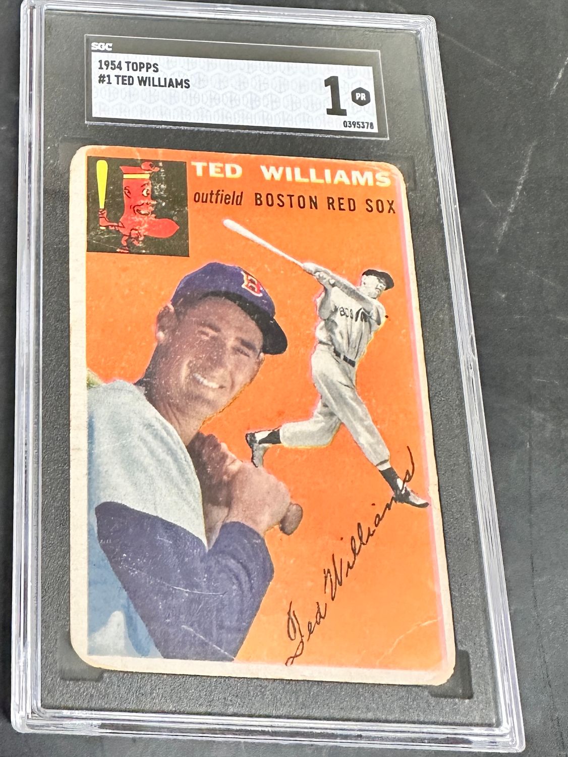 1954 Topps #1 Ted Williams SGC 1
