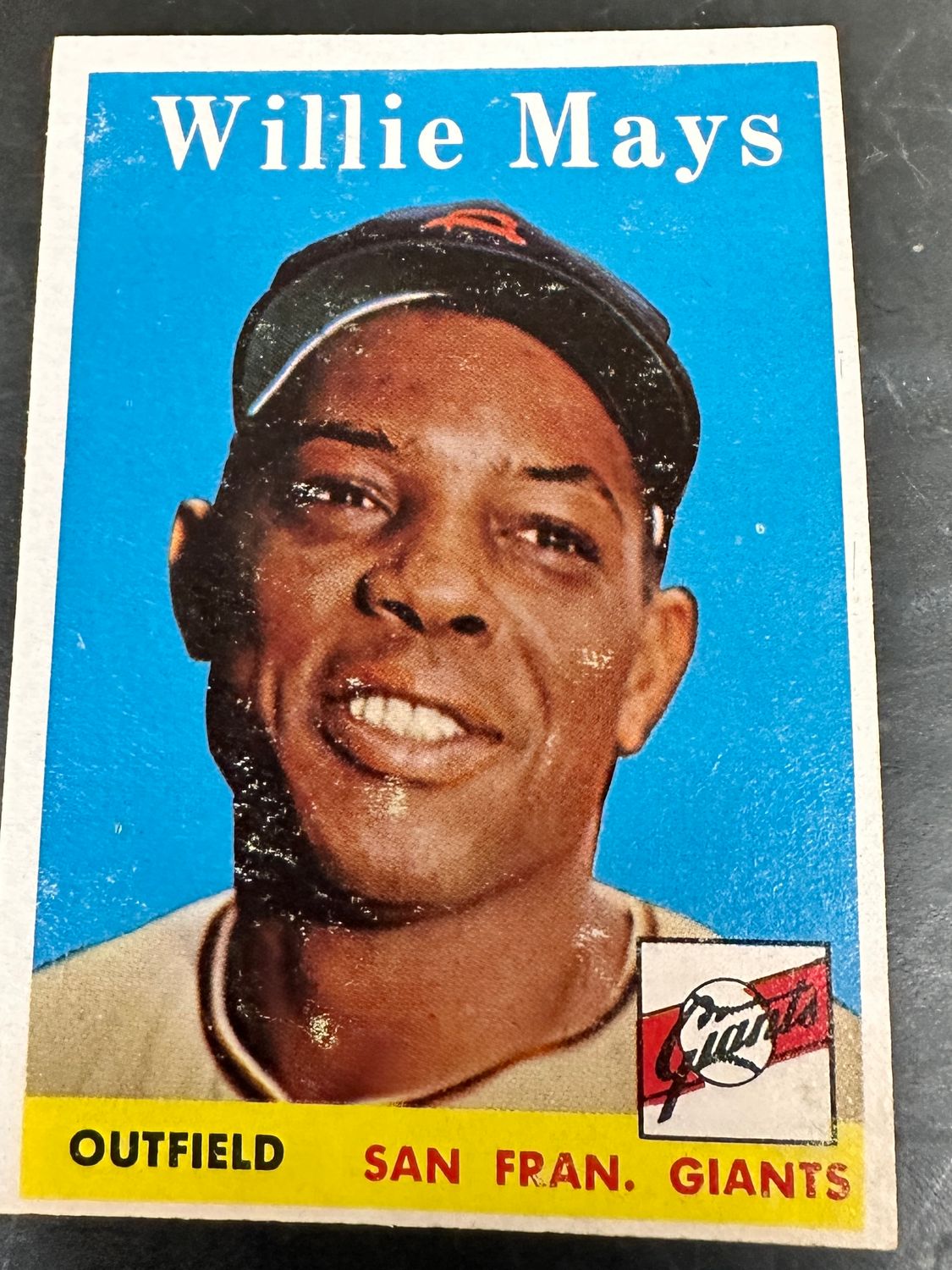1958 Topps #5 Willie Mays VG/Ex