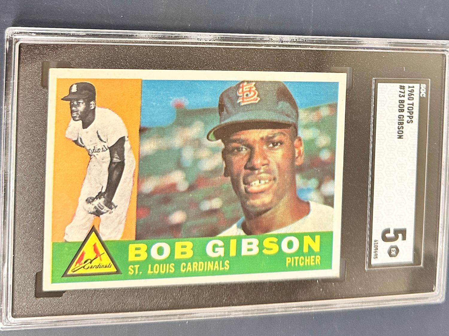 1960 Topps #73 Bob Gibson SGC 5