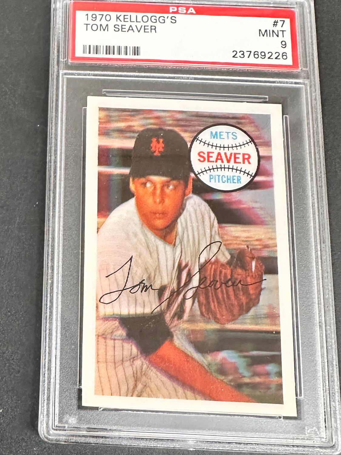 1970 Kelloggs #7 Tom Seaver PSA 9