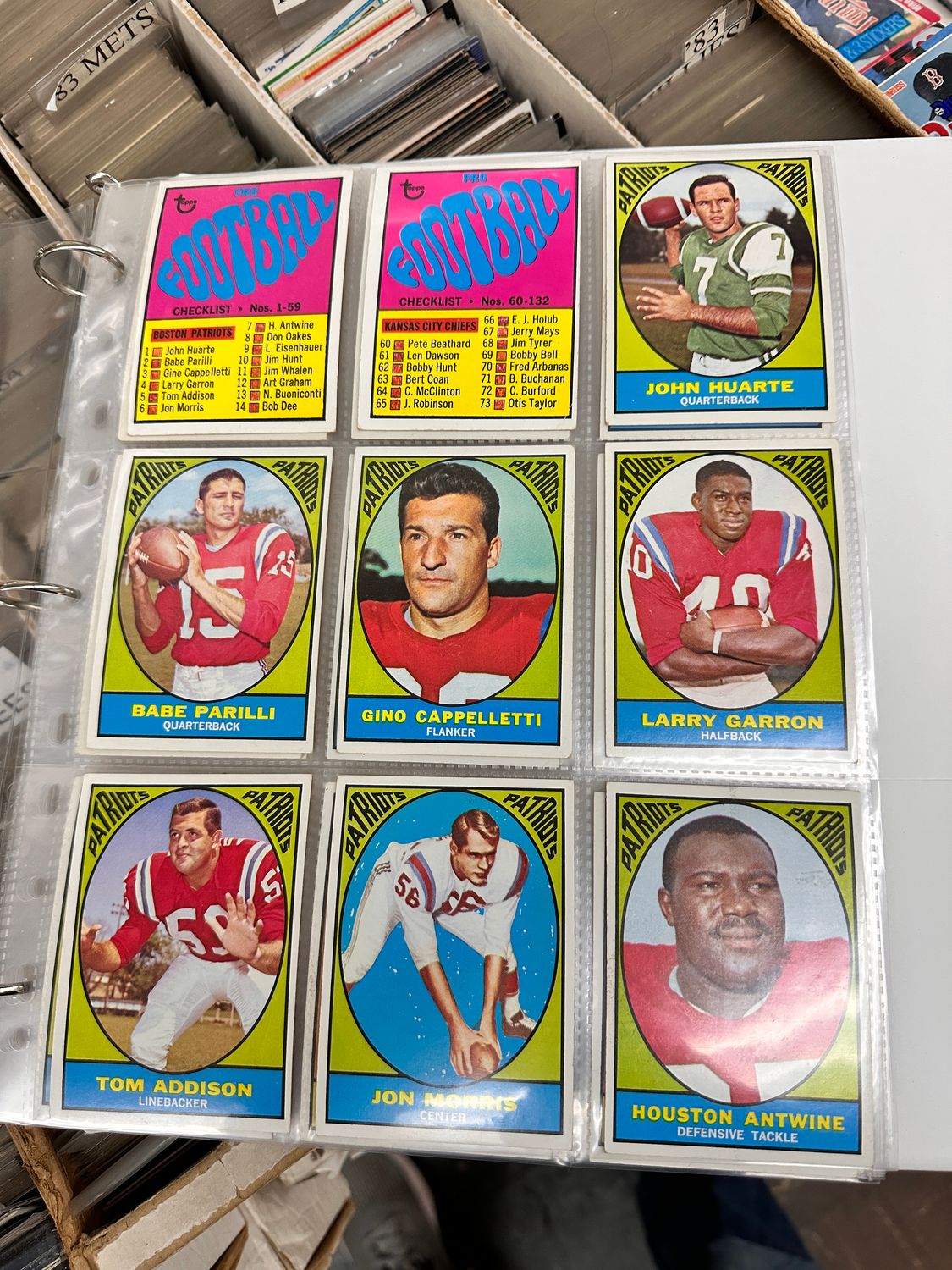1967 Topps Football Complete Set Ex to Ex+