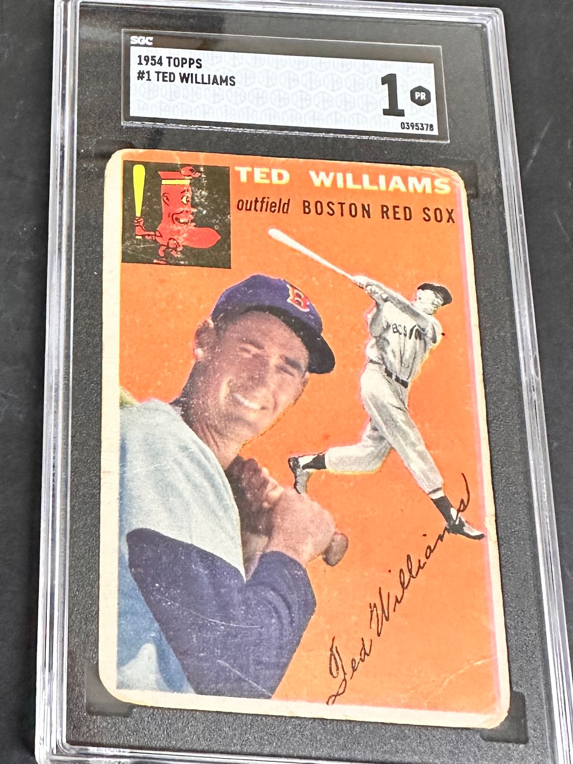 1954 Topps #1 Ted Williams SGC 1