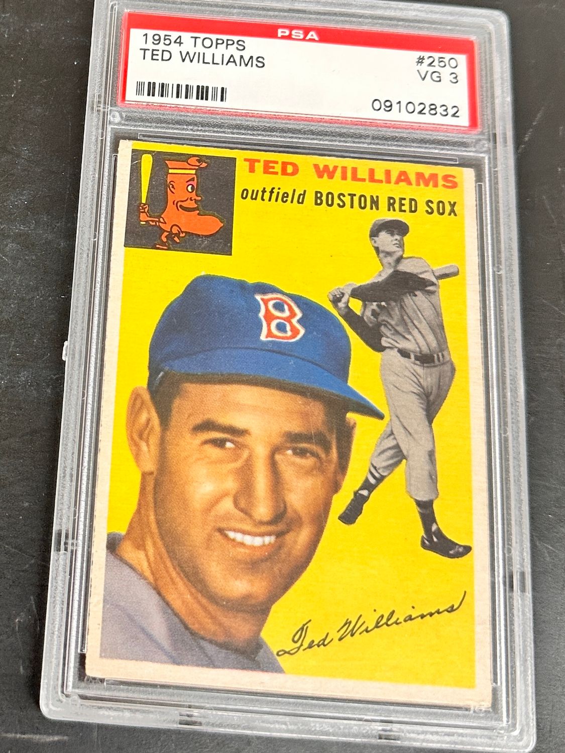 1954 Topps #250 Ted Williams PSA 3