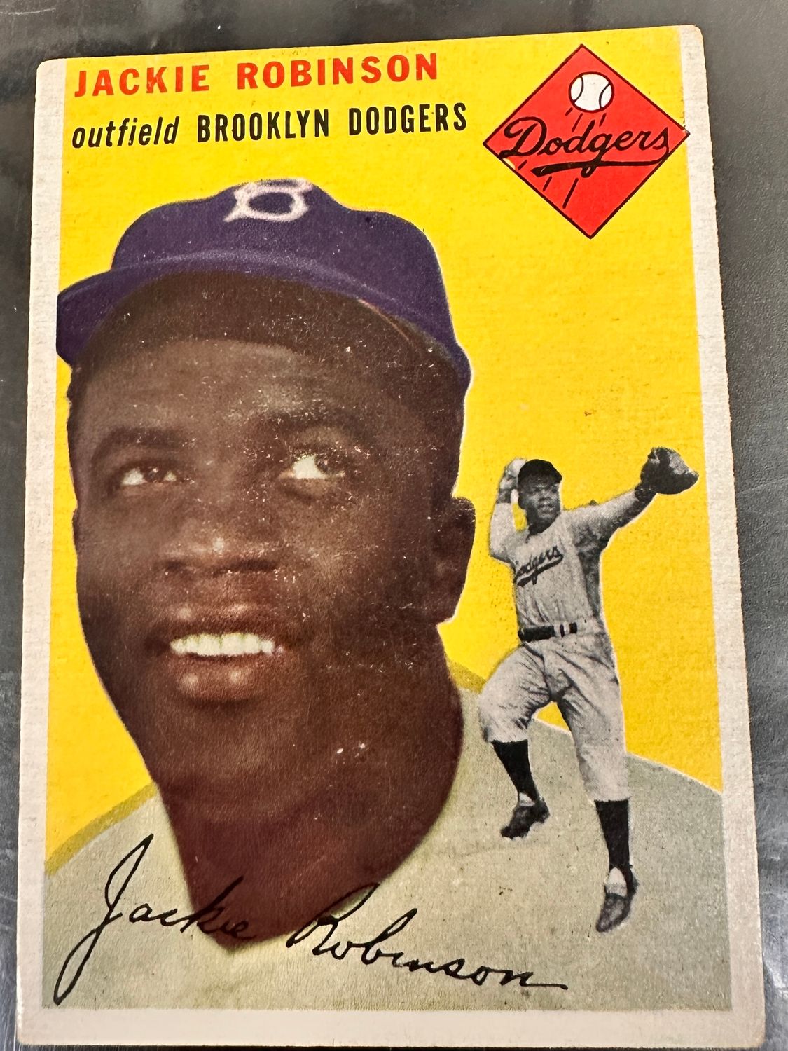 1954 Topps #10 Jackie Robinson Ex