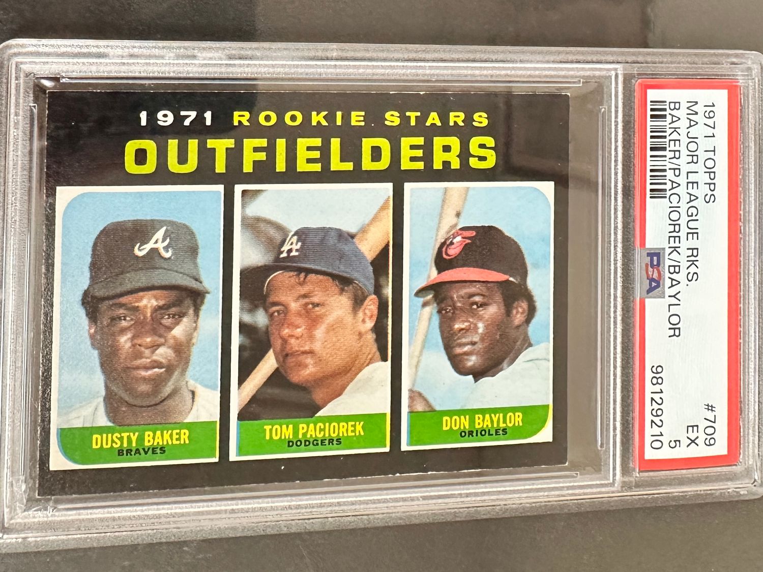 1971 Topps #709 Don Baylor rookie PSA 5