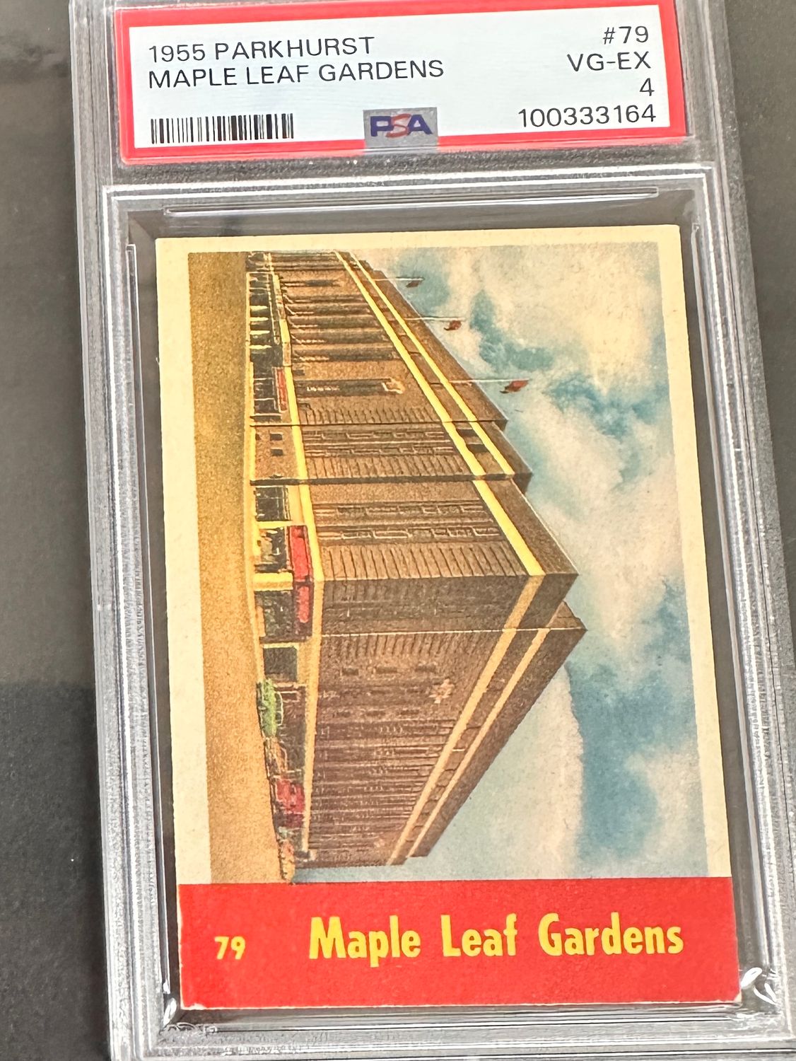 1955 Parkhurst #79 Maple Leaf Gardens