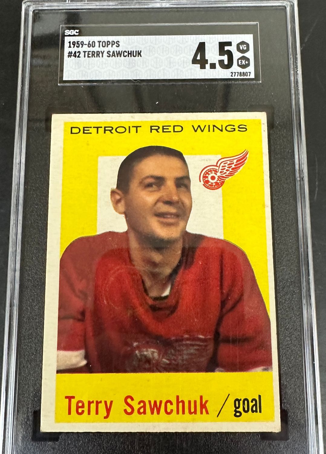 1959 Topps #42 Terry Sawchuk SGC 4.5