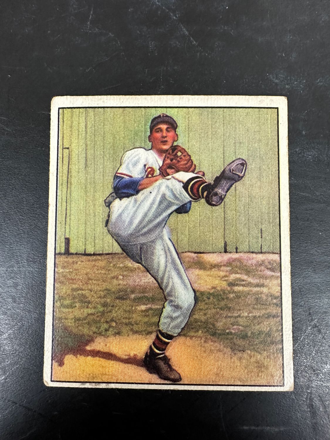 1950 Bowman #19 Warren Spahn Ex+