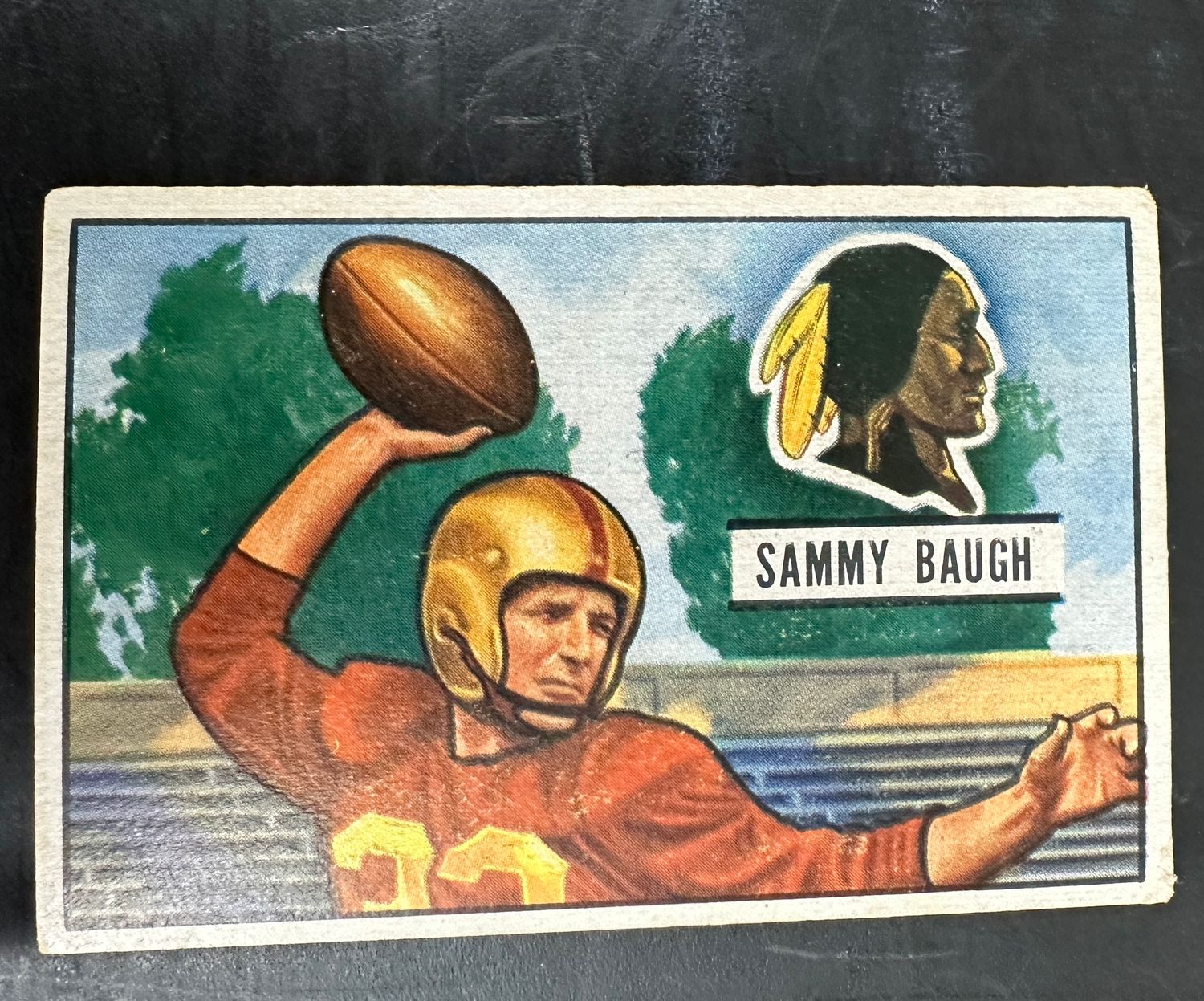 1951 Bowman #34 Sammy Baugh Ex