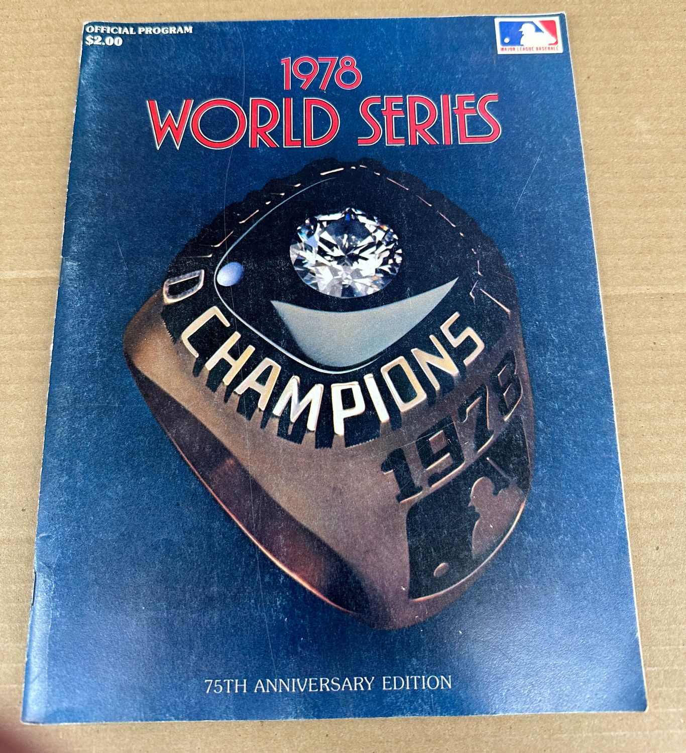 1978 World Series Program Yankees vs. Dodgers Ex/Mint