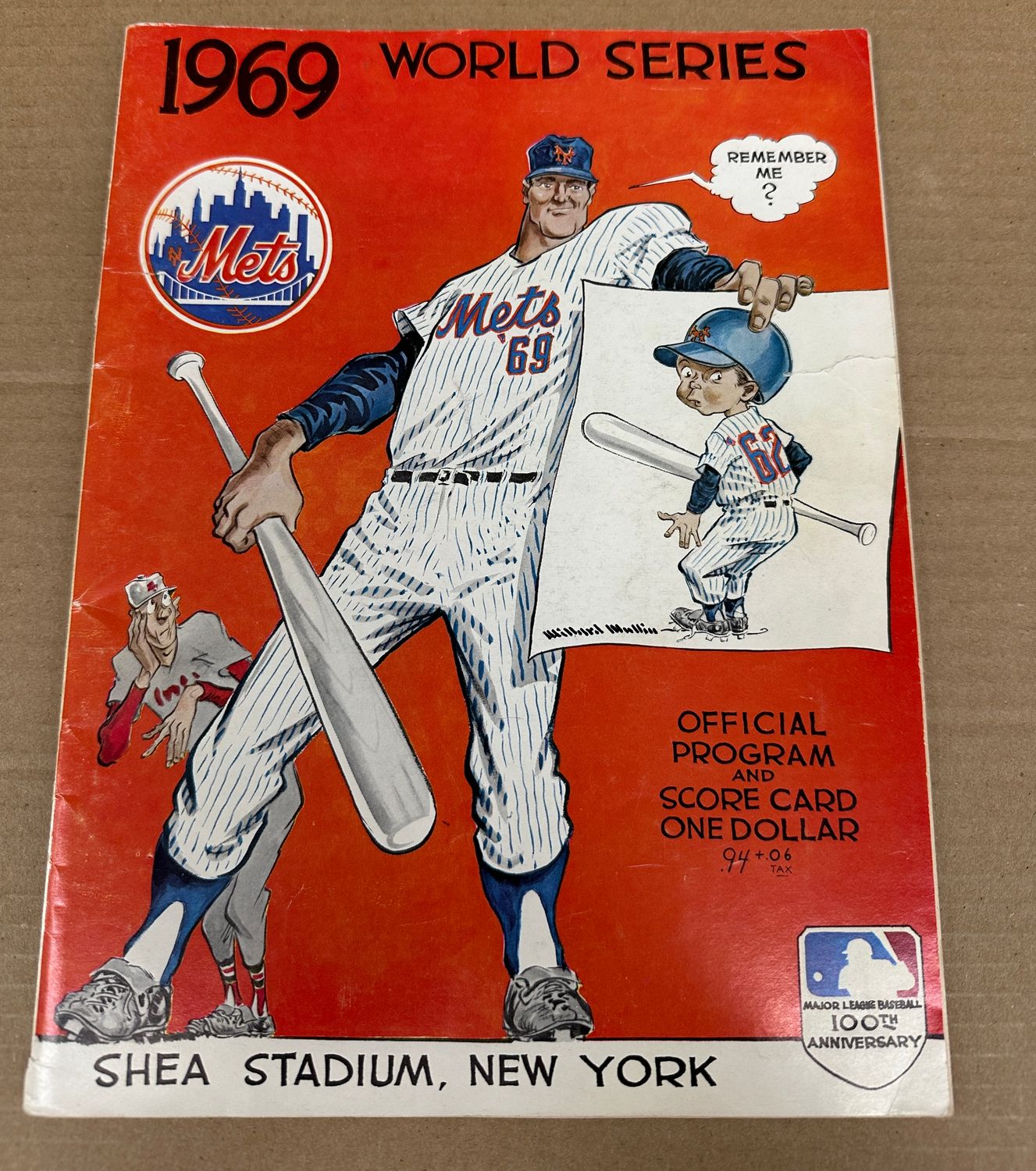 1969 World Series Program NY Mets Ex