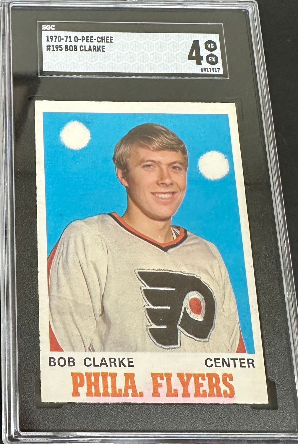 1970/71 Opechee #195 Bobby Clarke rookie SGC 4