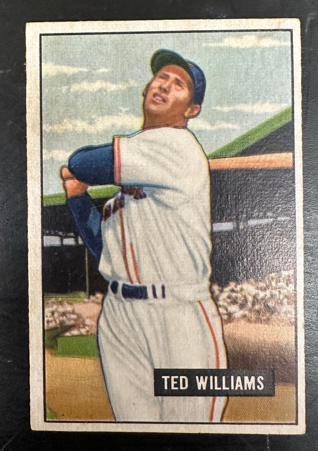 1951 Bowman #165 Ted Williams Ex