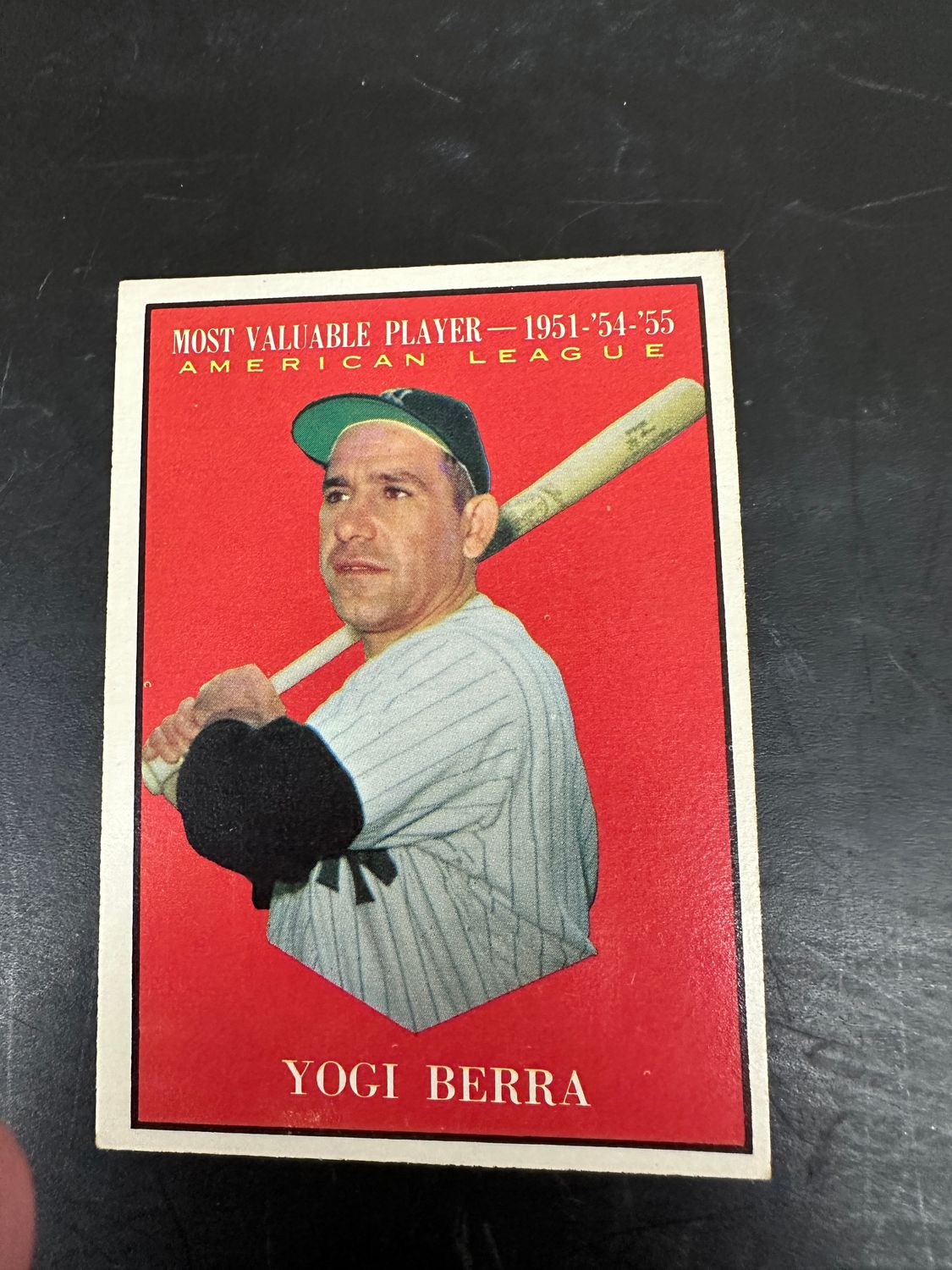 1961 Topps #472 Yogi Berra MVP Ex/Mint