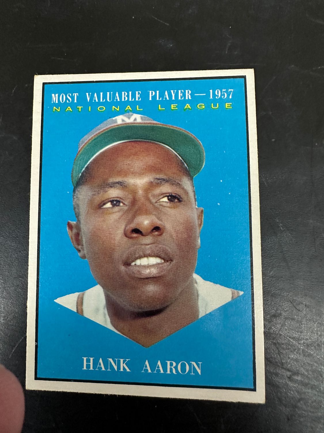 1960 Topps #484 Hank Aaron MVP Ex/Mint