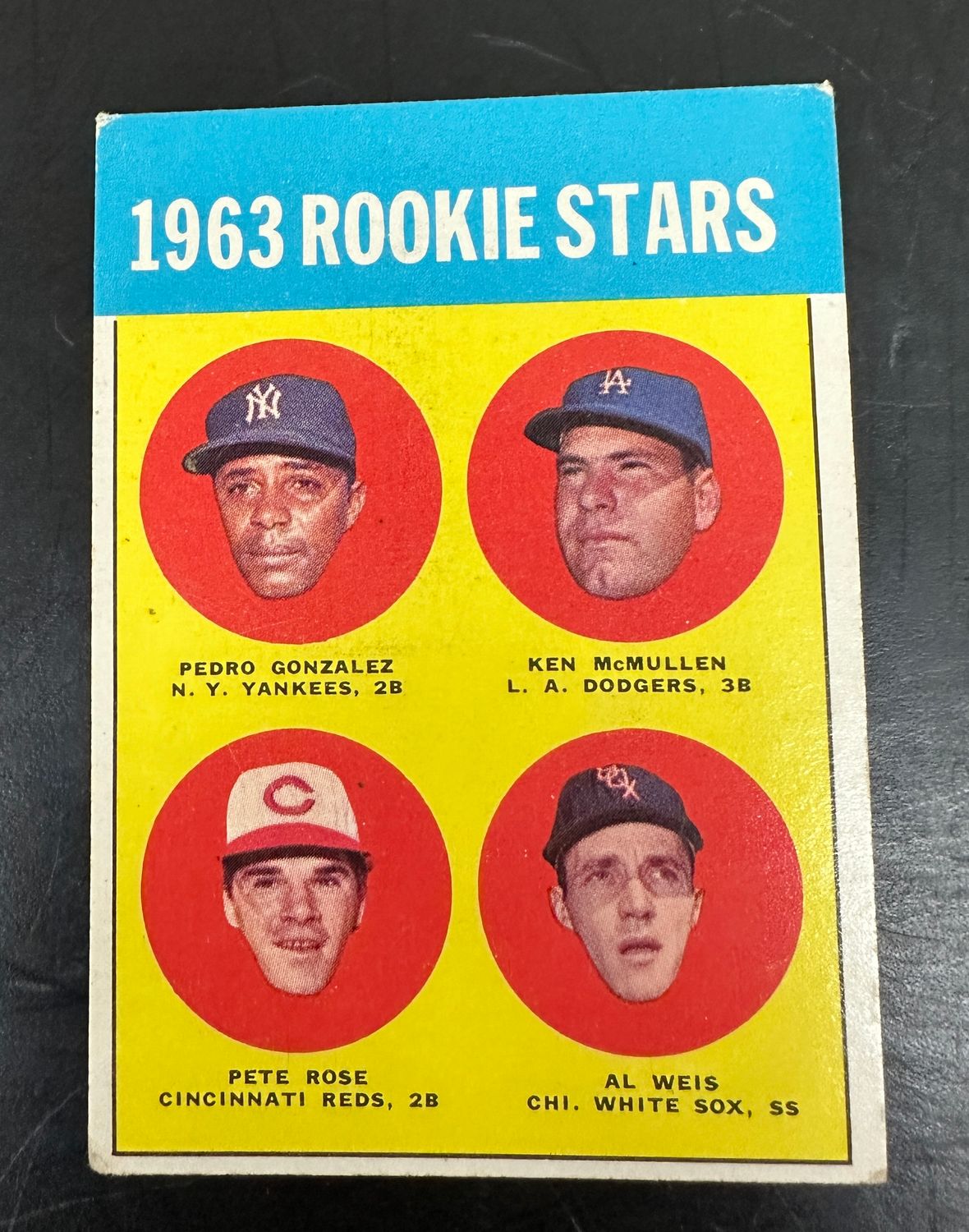 1963 Topps #537 Pete Rose rookie Ex