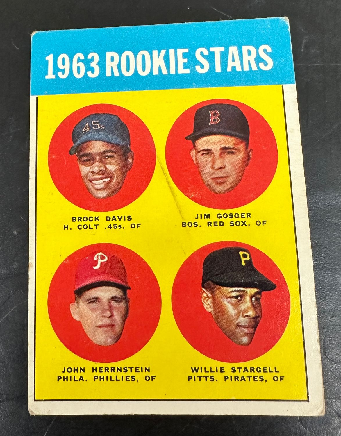1963 Topps #553 Willie Stargell Rookie VG