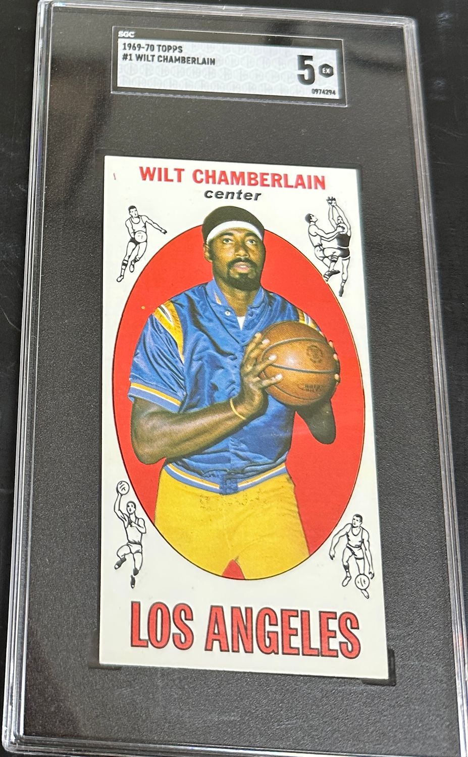 1969 Topps #1 Wilt Chamberlain SGC 5