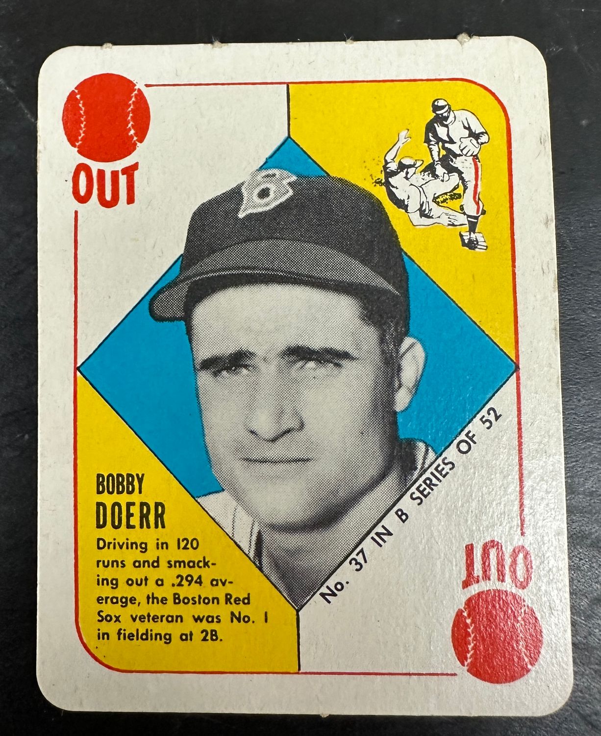 1951 Topps Blue Back Set Break #37 Bobby Doerr Ex/Mint