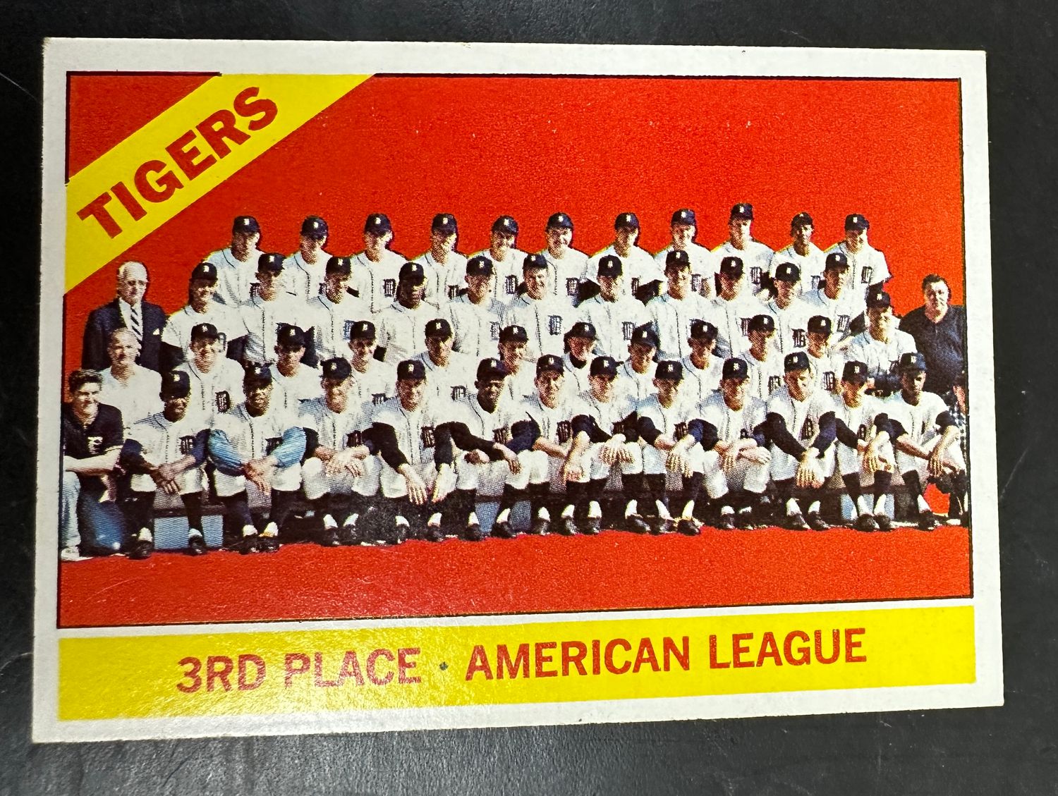 1966 Topps #583 Tigers Team Card SP Ex/Mint+