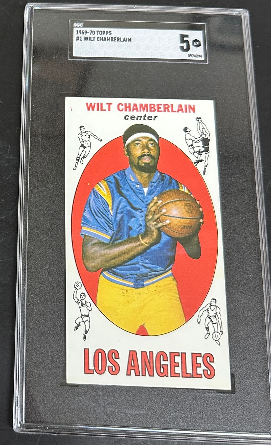 1959 Topps #1 Wilt Chamberlain SGC 5