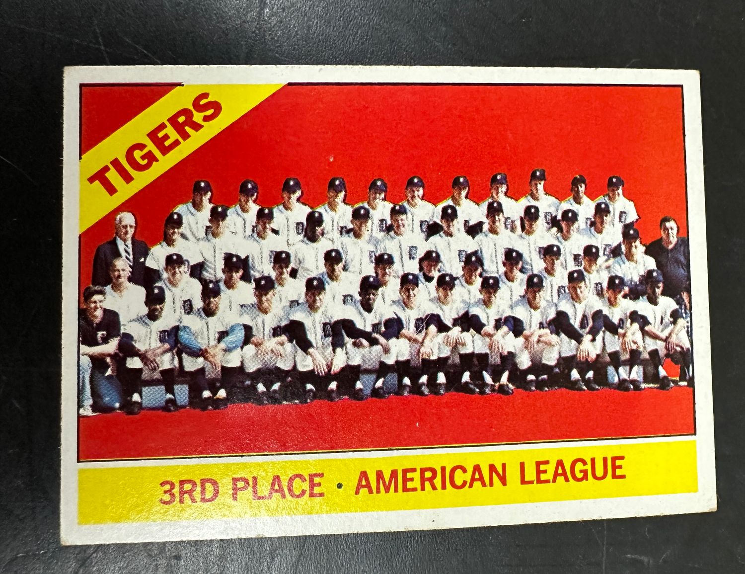 1966 Topps #583 Tigers Team Card SP Ex/Mint