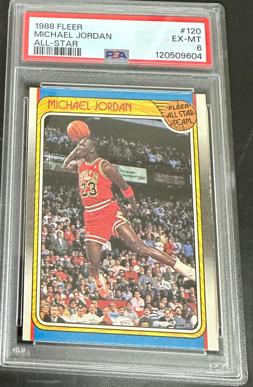 1988 Fleer #120 Michael Jordan All Star PSA 6