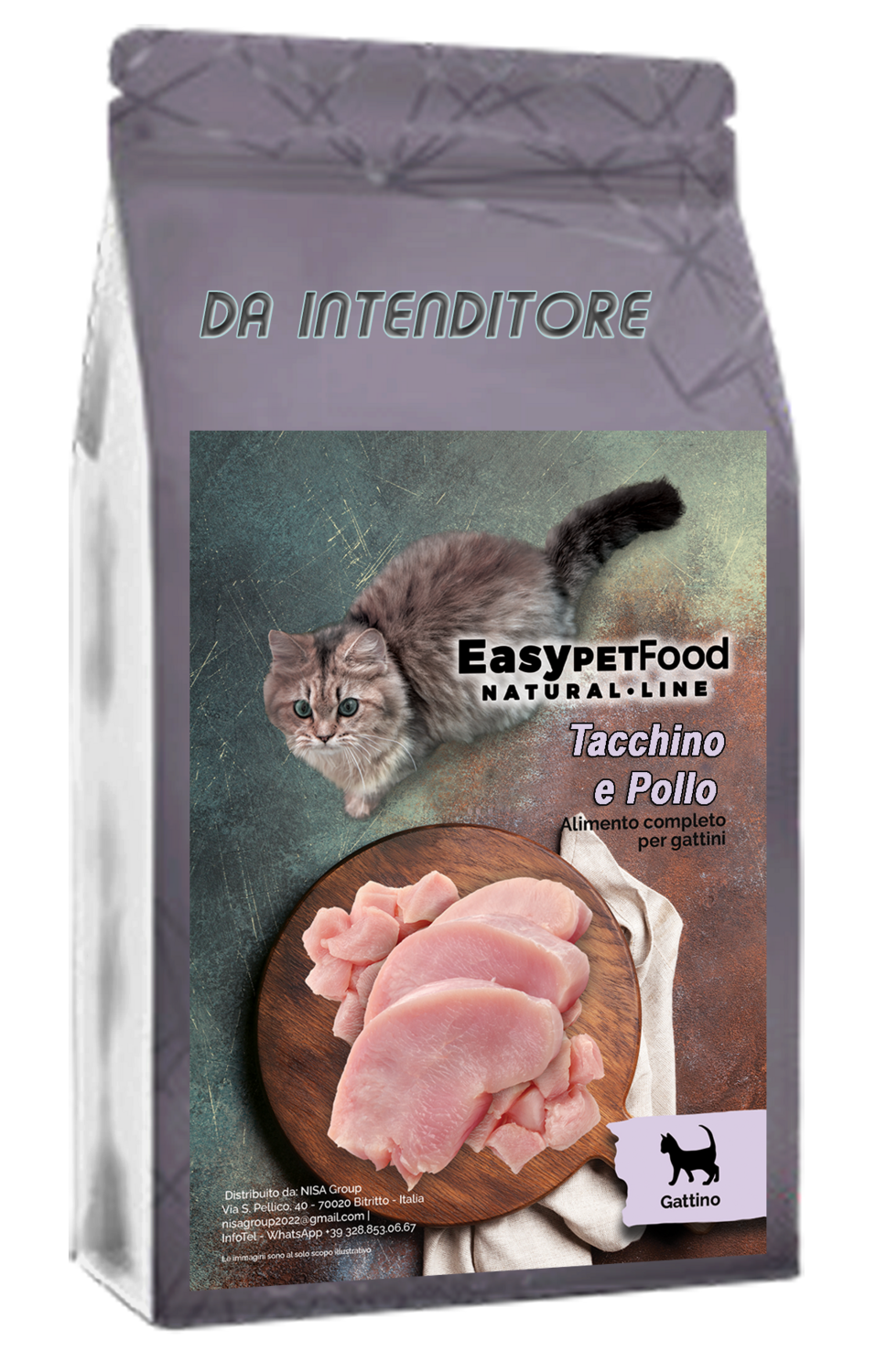 Easy Pet Food da Intenditore Gattino con Tacchino e Pollo