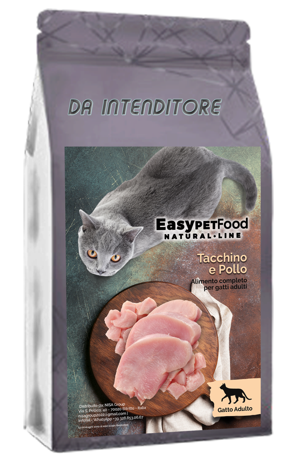 Easy Pet Food da Intenditore Gatto Adulto con Tacchino e Pollo