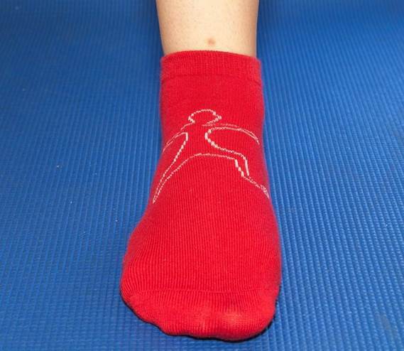 GripSox® Original Ankle Non-Slip Socks - Red (Non-Slip Grip Socks