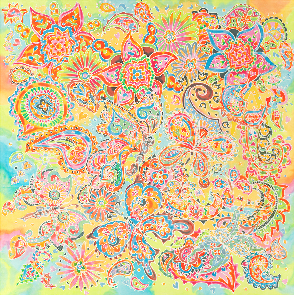 "Papillons de Paisley" Limited Edition Giclee Print 00121