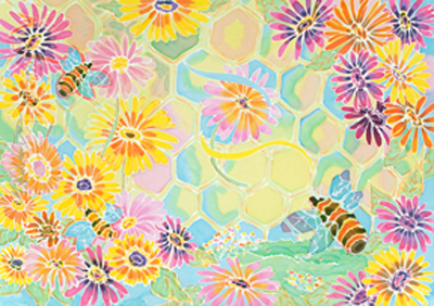 "Honey Bee Happy" Limited Edition Giclee Print 00123