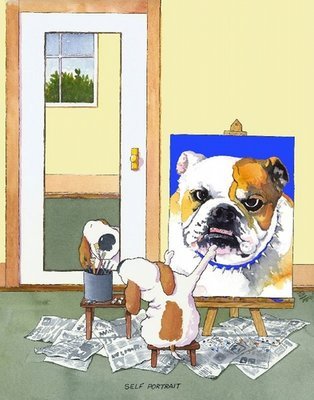 Self-Portrait Bulldog