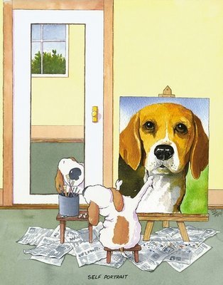 Self-Portrait Beagle