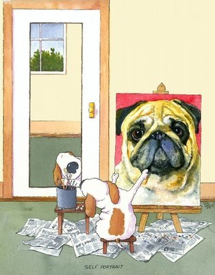 Self-Portrait Pug