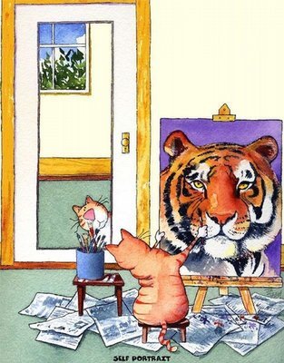 Self-Portrait Tiger Cat