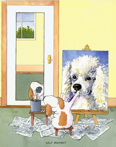 Self-Portrait Poodle