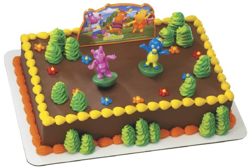 Backyardigans in Motion Brown Gelato Cake 