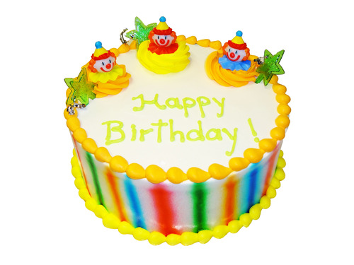 Birthday Clown Gelato Cake