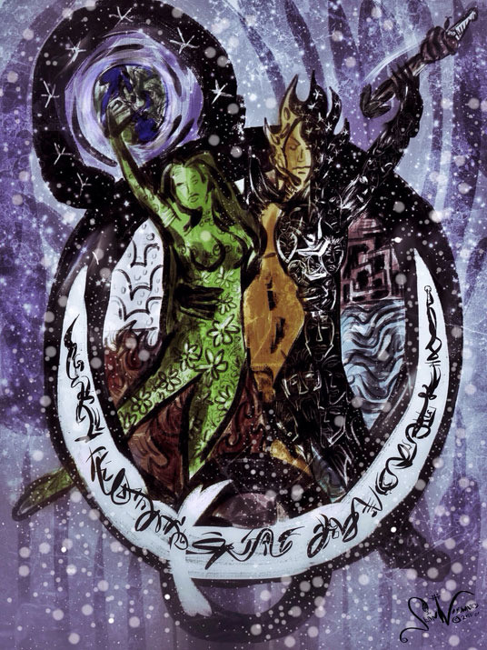 The Alchemical Dance of N'Aton and Gaia (for the Waters, the Airs, the Soil, the Fire and Fukushima)