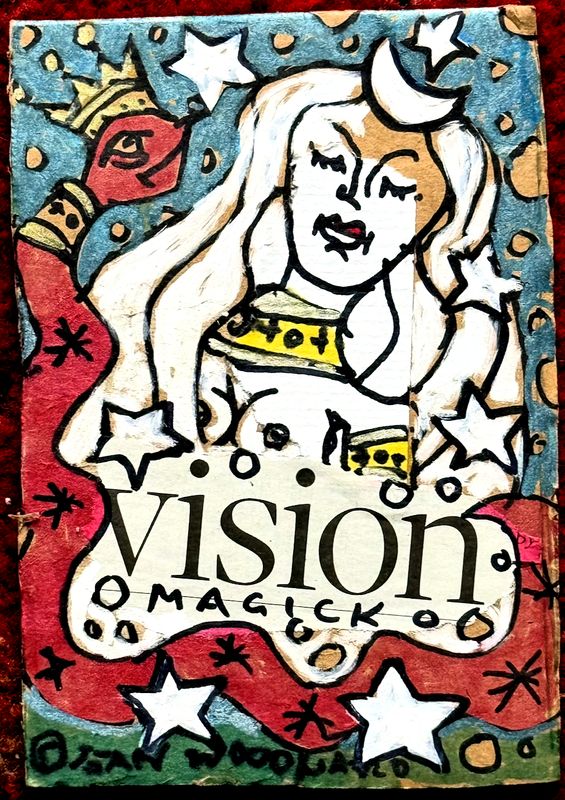 Vision Magick - Original Art on Recycled Cardboard