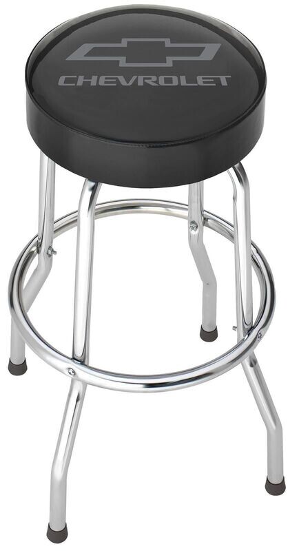 Barhocker mit Chevy-Logo