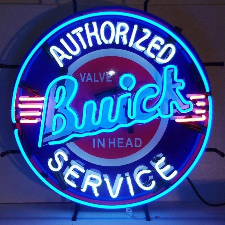 Autorisierte Buick-Service-Leuchtreklame