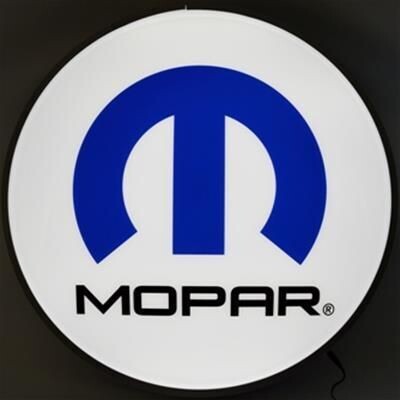 LED-Hintergrundbeleuchtung mit Mopar-Logo