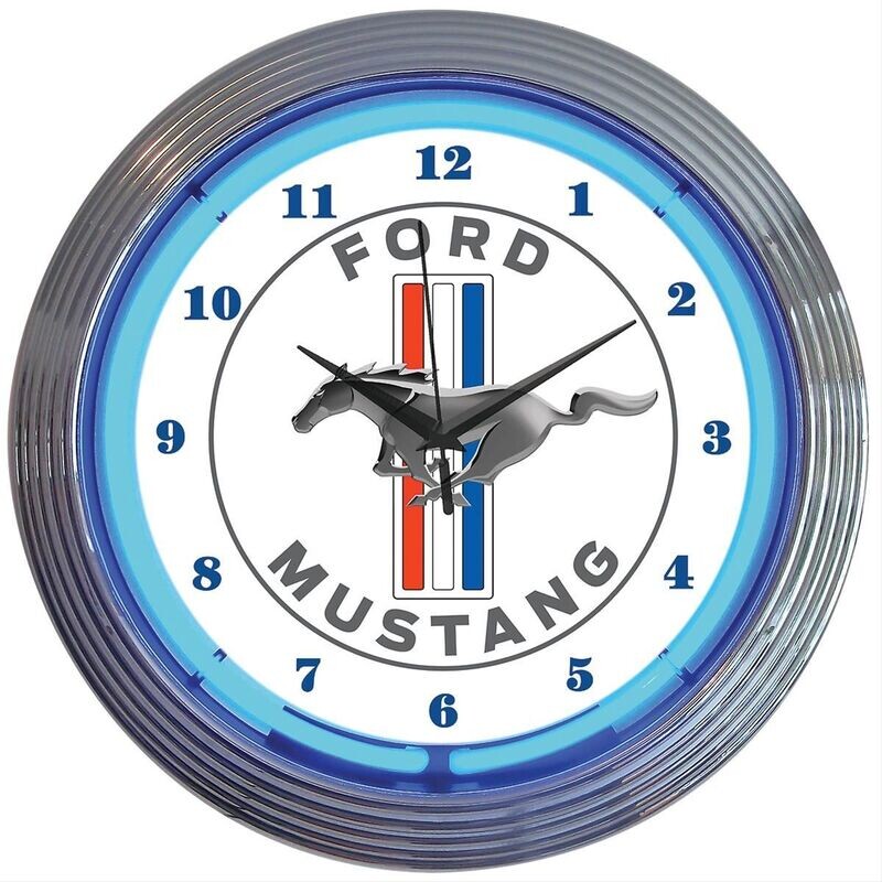 Ford Mustang Neon-Uhr