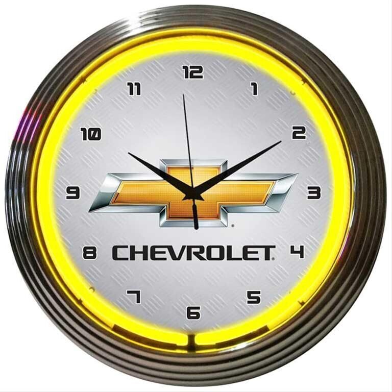 Chevrolet Bowtie Neon Uhr