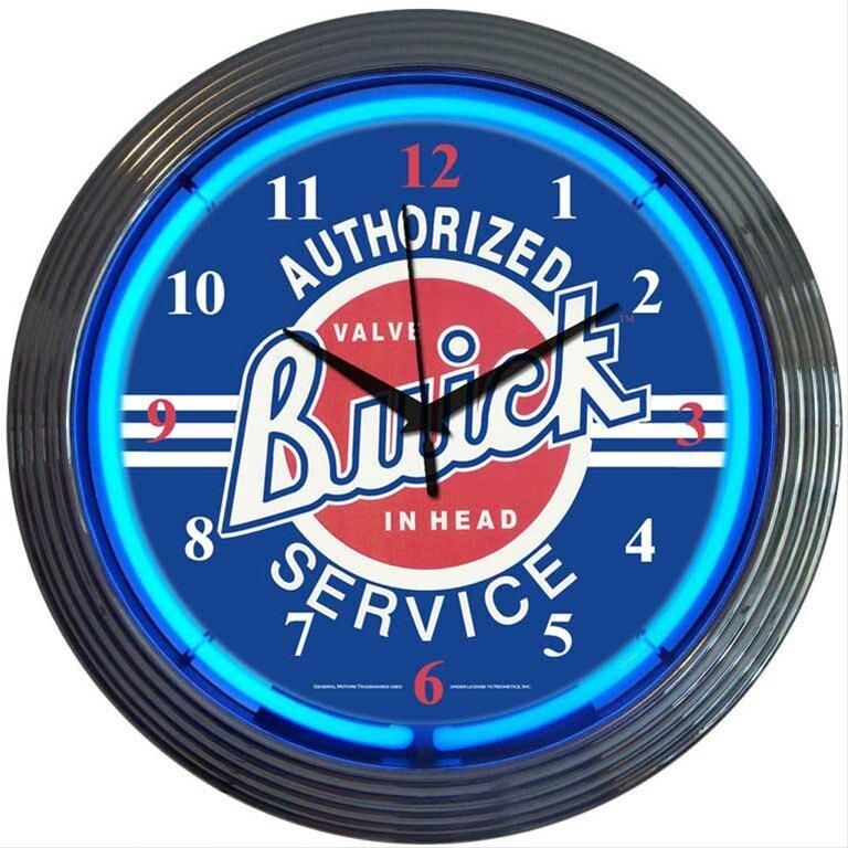 Buick Service Neonuhr