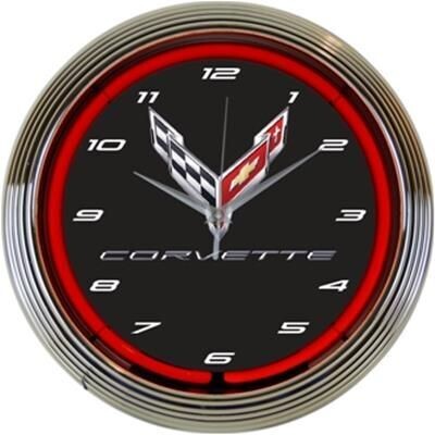 Corvette C8 Neon-Uhr