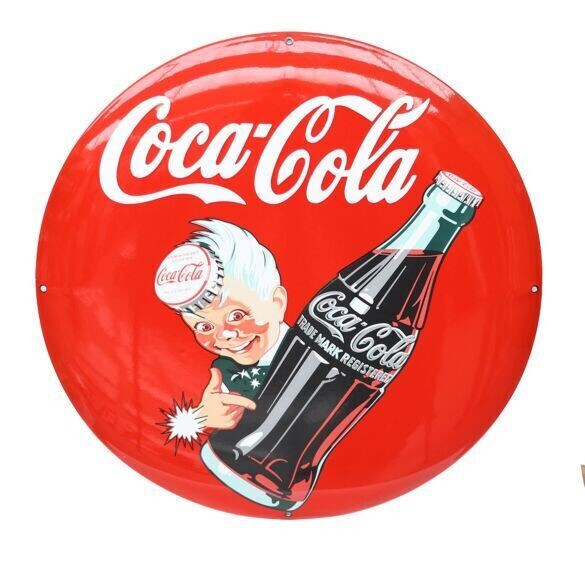 Retro-Emaille-Schild Coca-Cola 2