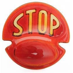 Rote Linse "Stop"